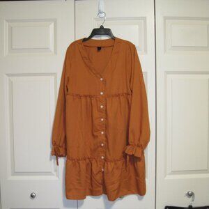 Shein V-neck boho dress